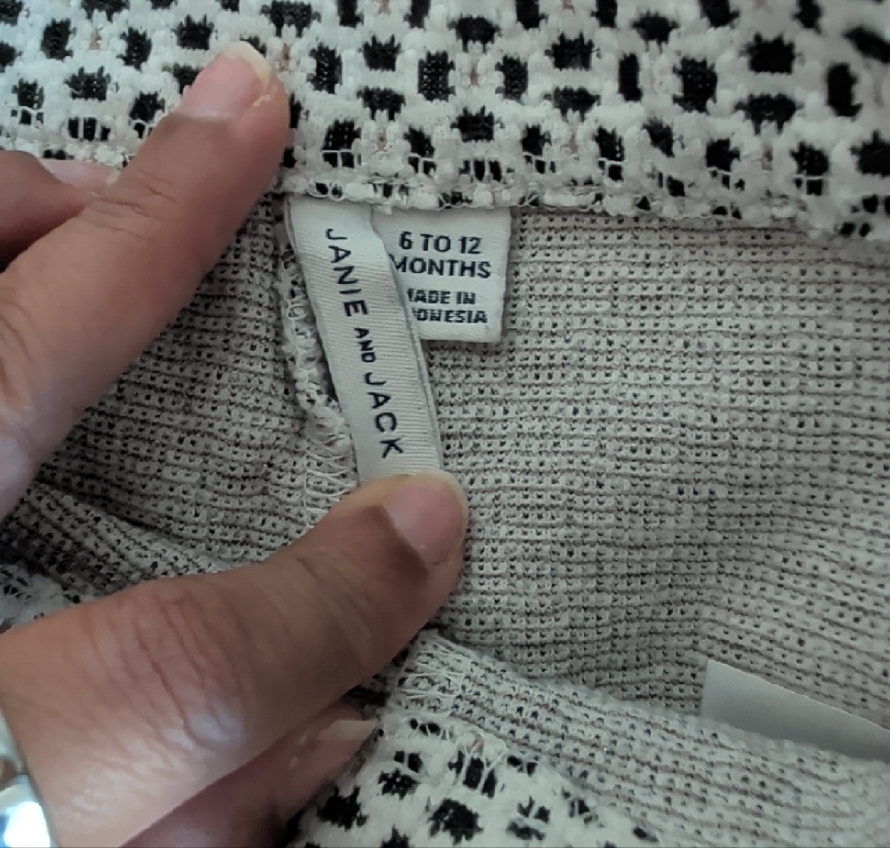 Janie & Jack Monochrome Textured Pants - Picture 4 of 4